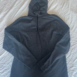 Lulu 1/4 Zip Textured Hoodie